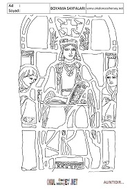 iskoçya boyama sayfaları